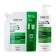 Set Vichy Dercos DS, shampooing antipelliculaire, cheveux normaux et gras, 390 ml + recharge, 390 ml