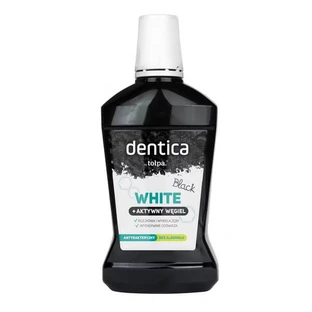 Dentica by Tolpa Black White, whitening mouthwash with activated charcoal, 500 ml