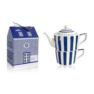 Tea For One Joy blue - teapot and mug