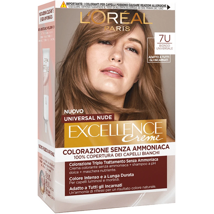 L'OREAL EXCELLENCE CREME UNIVERSEEL NUDE 7U BLOND