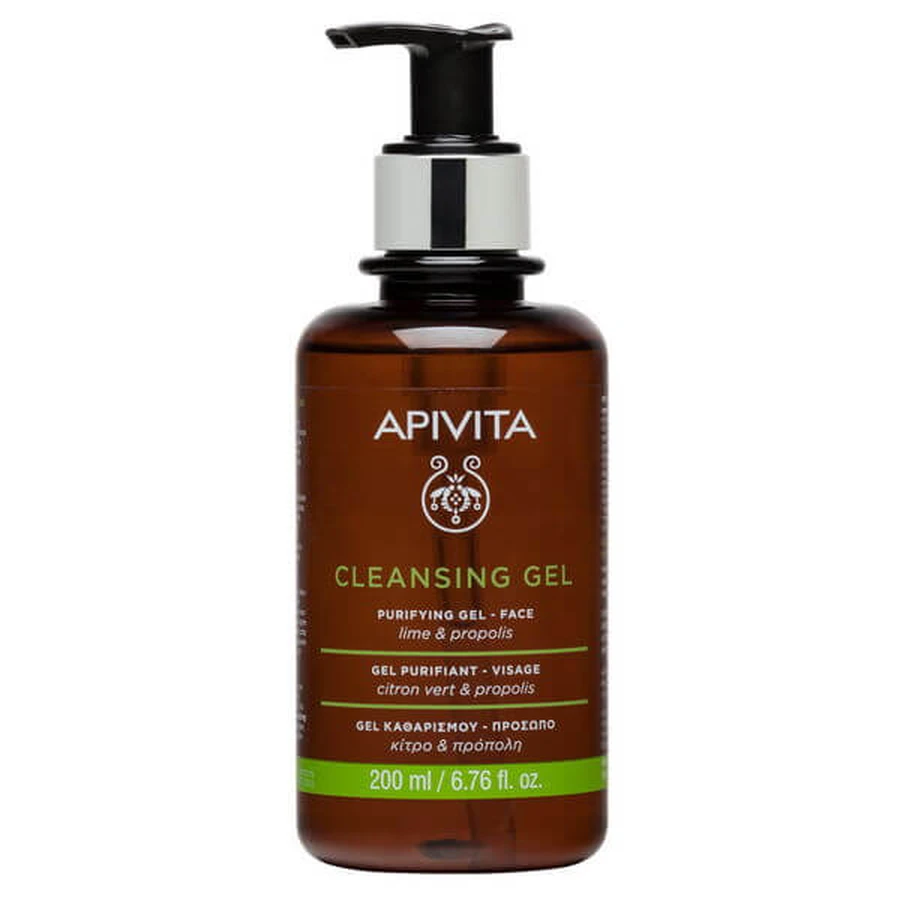 Apivita Gel Limpiador Facial Purificante Propóleo y Lima 200ml