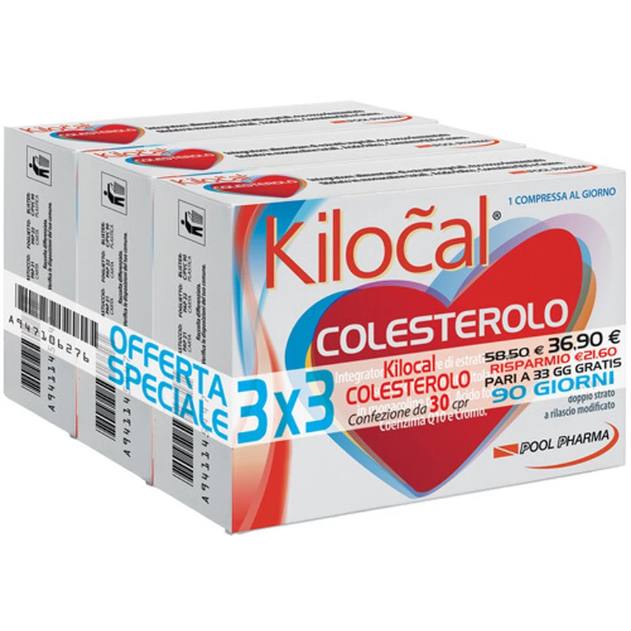 KILOCAL COLESTEROL 3X30CPR