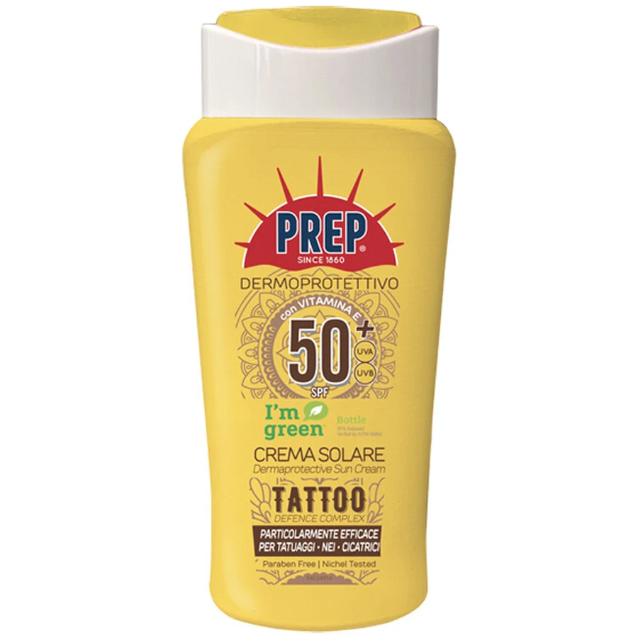 SUN PREP SPF50 TATTOO 200ML