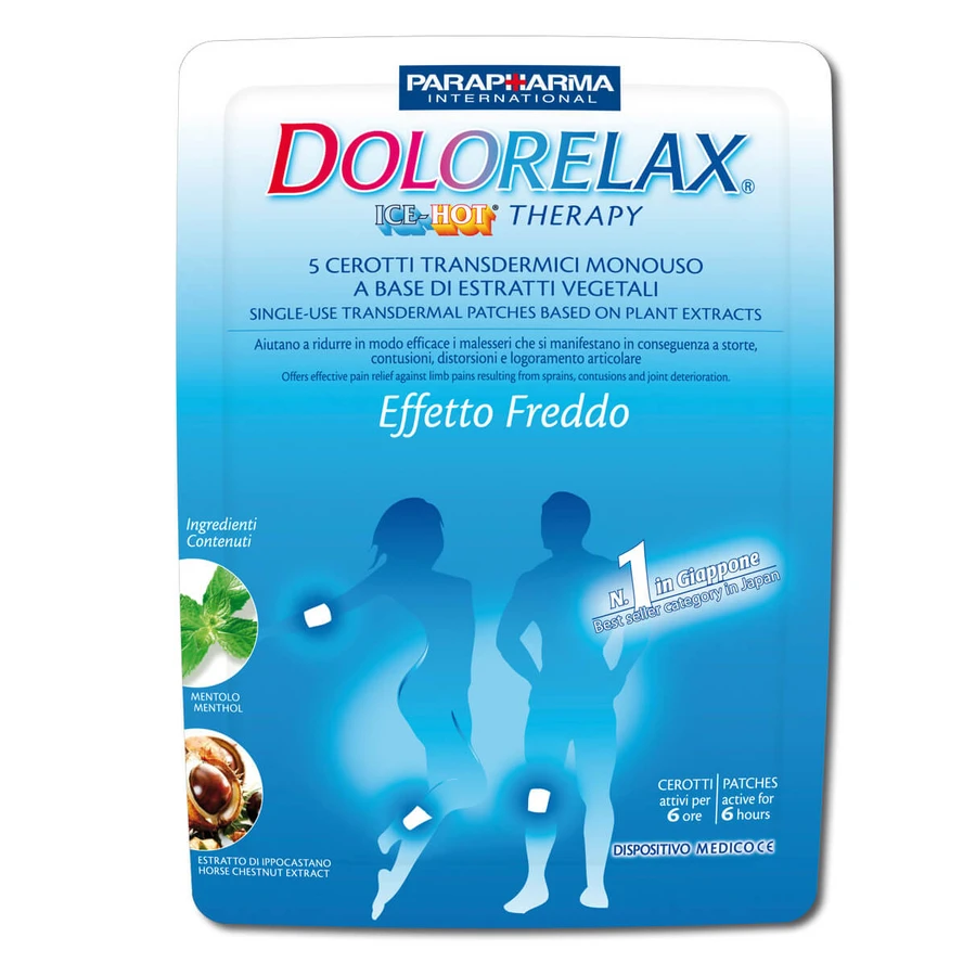 DOLORELAX Yeso Efecto Frío 5 Piezas