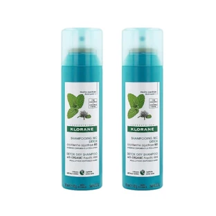 Klorane Duo Champú Seco Menta Bipack 2x150ml