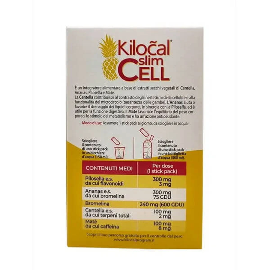 Kilocal Slim Cell 10 Sacs à dos