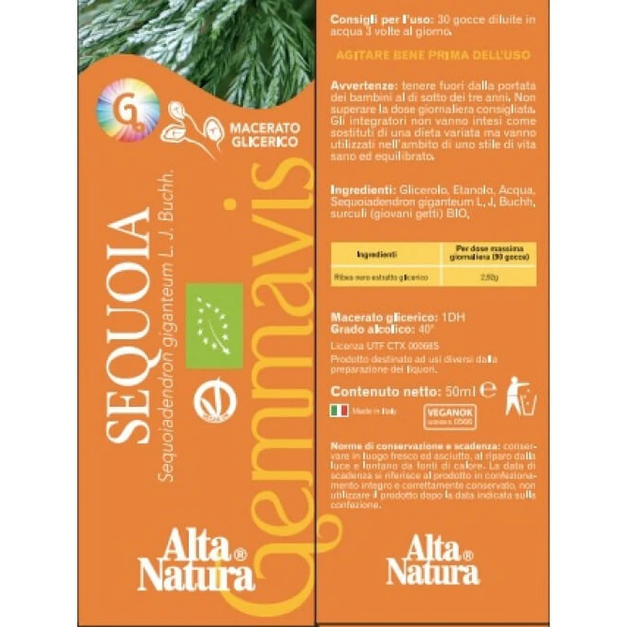 Gemmavis Sequoia Gemmoderivate 50 Ml