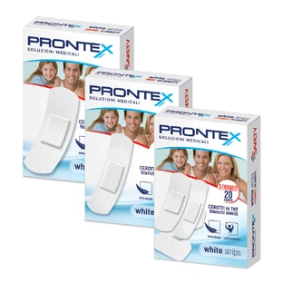PRONTEX Weiße Streifen Ass.20Stück
