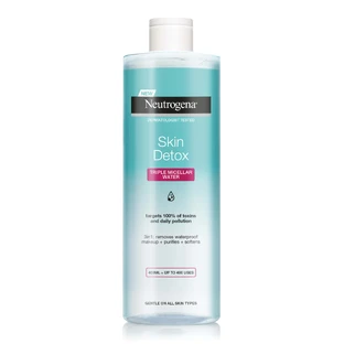 Neutrogena Detox Triple Action Mizellenwasser feuchtigkeitsspendend reinigend und reinigend 400 ml