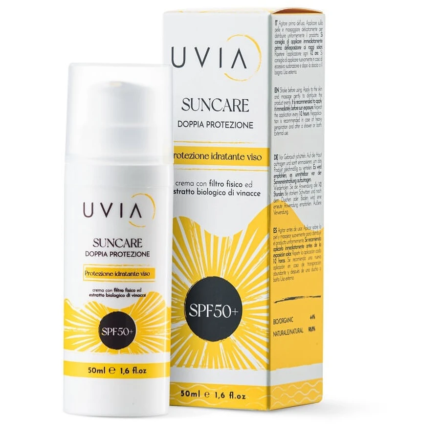 UVIA SONNENSCHUTZMITTEL FÜR DAS GESICHT SPF50+ 50ML