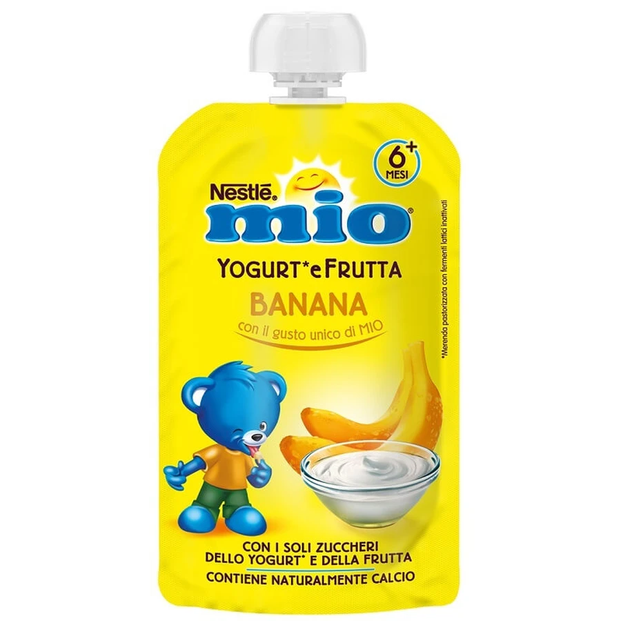 MIJN YOGHURT EN FRUIT BANAAN100G
