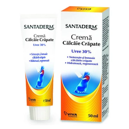 Santaderm hielcrème met 30% ureum, 50 ml, Viva Pharma