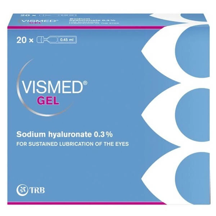 VISMED EYE DROPS GEL 20FX0.45ML