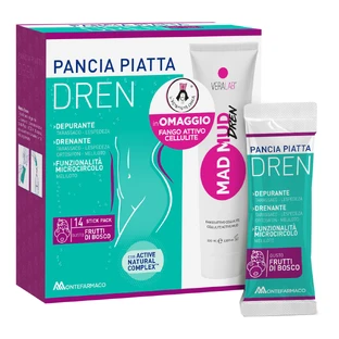 Vientre Plano Dren Bayas 14 Stick Packs + Barro 100ml