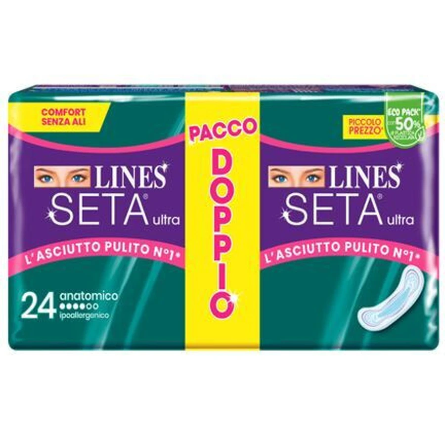 LINES SILK Ultra Anat.24pcs