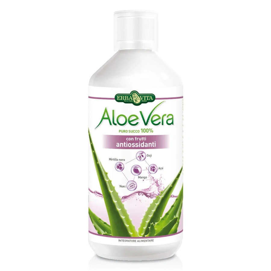 Zumo de Aloe Vera 100% Frutas Antioxidante 1L Erbavita
