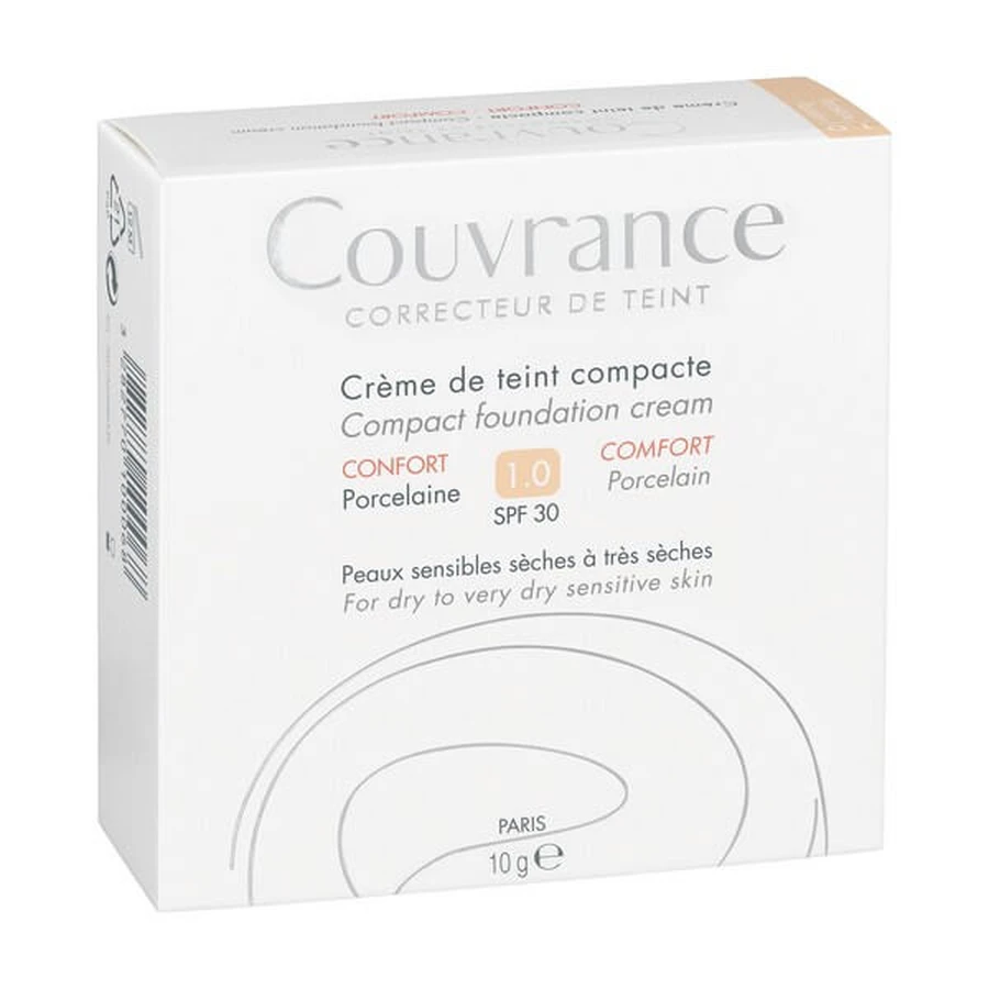 Eau Thermale Avène - Couvrance Compact Comfort Crème SPF30 Porselein 10 g