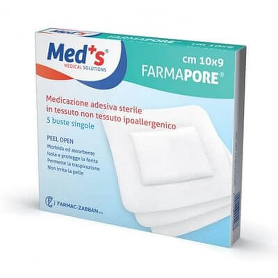 Medicazione Autoadesiva Farmapore Strip 6x500 Cm