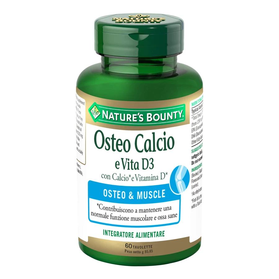 Nature's Bounty Osteo Calcium 60 Tabletten