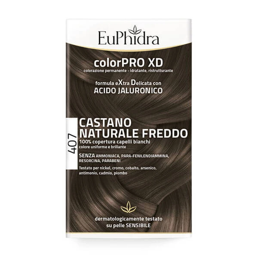 ColorPro 407 Natural Cool Brown EuPhidra Kit