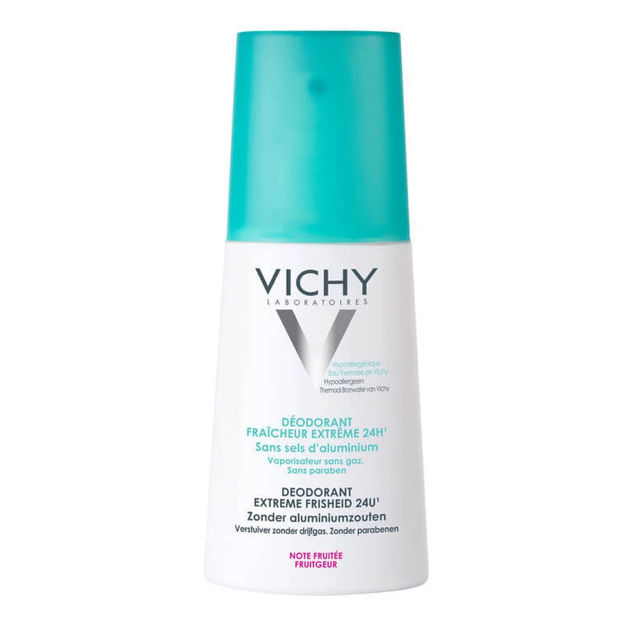 Vichy Deodorant Spray 100ml Fruity Fragrance 24h Protection Hypoallergenic
