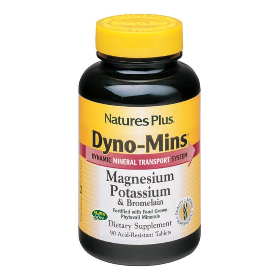 Dyno Mins Magnesium Kalium Bromelaïne 90 tabletten