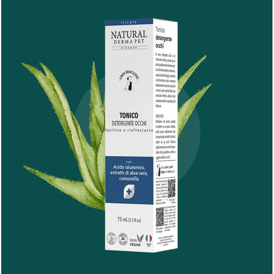 NATURAL DERMA PET EYE CLEANSING TONIC 75 ML