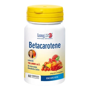 Longlife Betacarotene 10000UI 60 Tablets