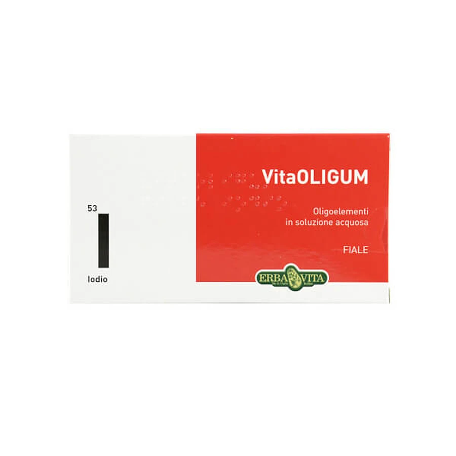 Vitaoligum Iodine 20 Vials Herb Vita
