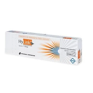 Hylink Voorgevulde Spuit Voor Intra-articulaire Toediening Vernet Hyaluronaat 3 Ml