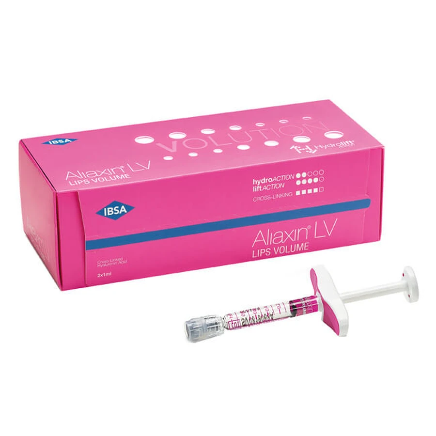 Seringue intradermique réticulée Aliaxin Lv Acide Hyaluronique 1 Ml 2 Pièces