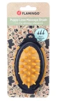 FLAMINGO DOG MASSAGE BRUSH FOR PUPPY "CALMY" 12.5x7x4 CM