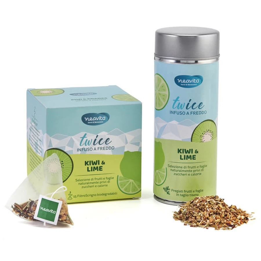 Twice Kiwi/limoeninfusie 90g