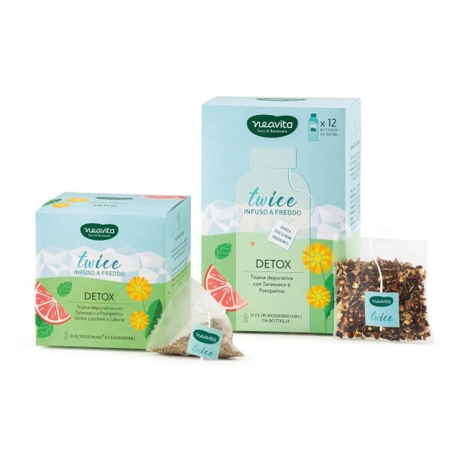 Neavita Twee keer Detox Kruidenthee12st