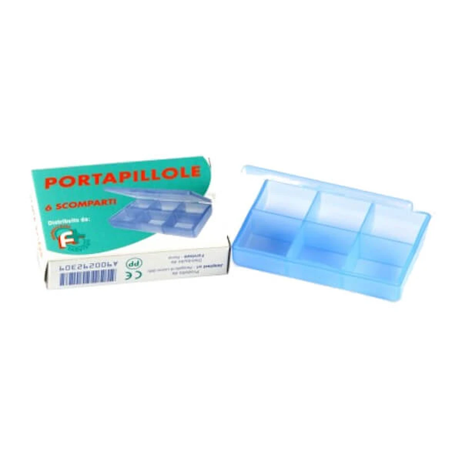 Pillbox 6 Compartments