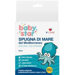 Babystar Natural Sea Sponge 10 cm