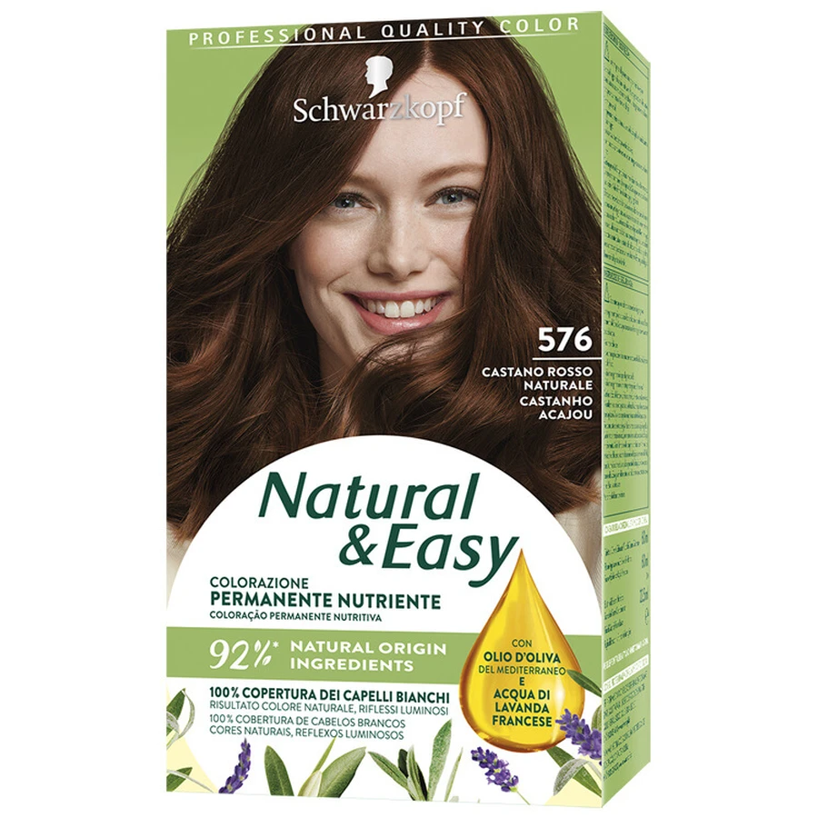 NATURAL &amp; EASY 576 RED CHESTAN N
