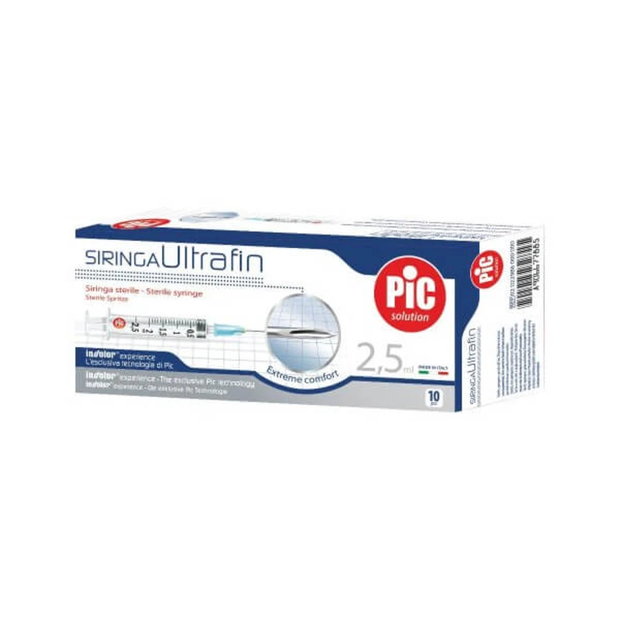 Ultrafin injectiespuit 5ml g23 1/4 per 10 stuks