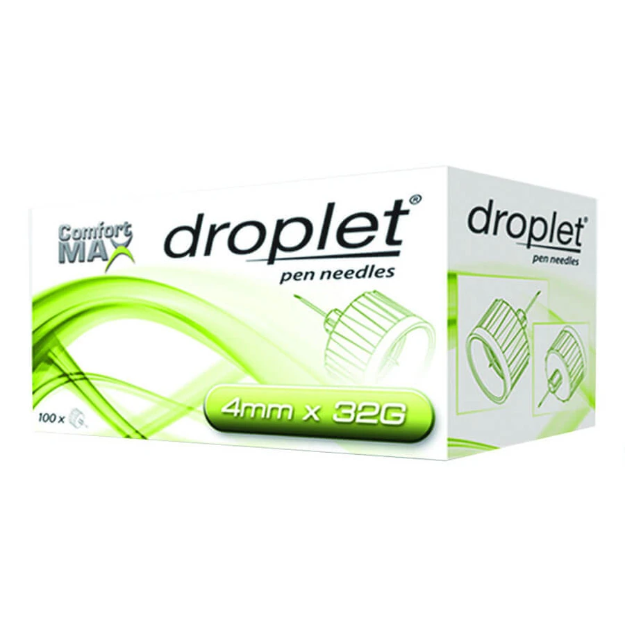 DROPLET Pluma de aguja 32g 4mm100pcs