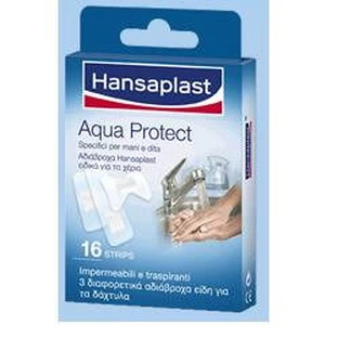 Hansaplast Aqua Bescherm Handen Vingers 16 Stuks