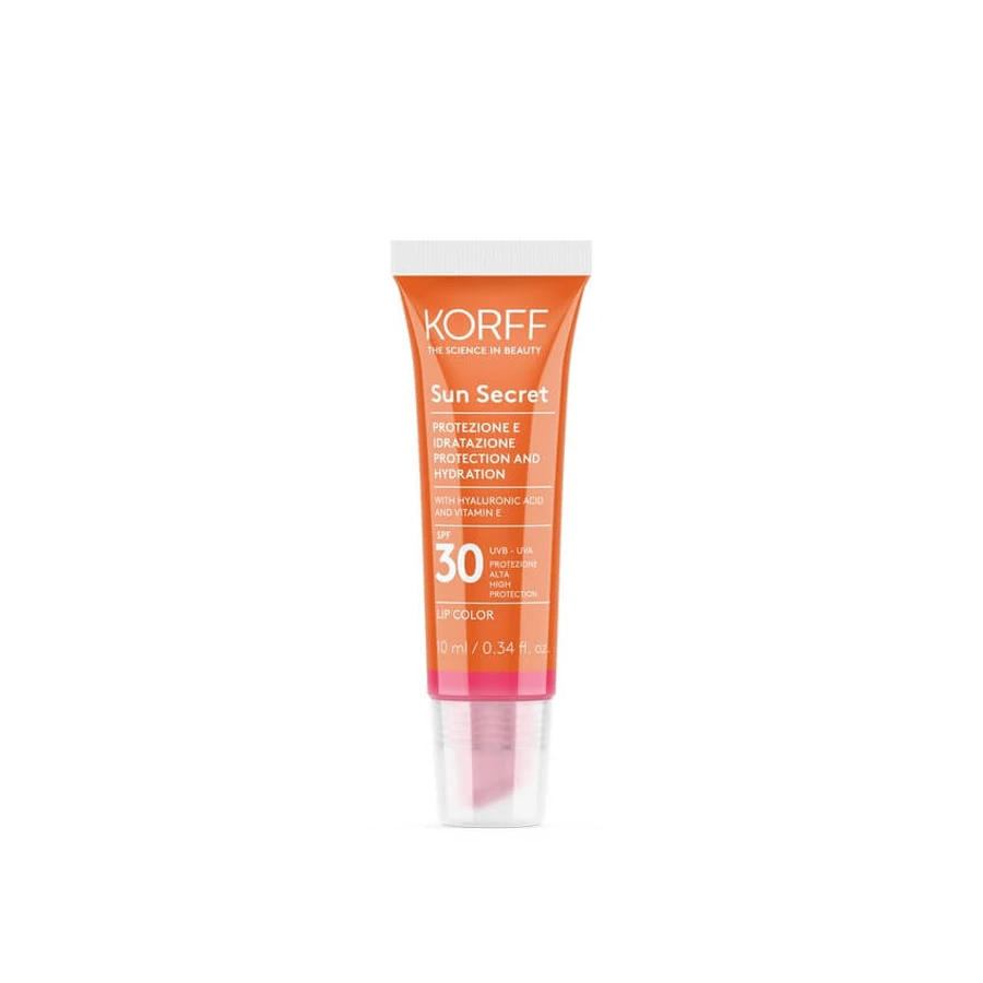 Korff Sun Secret Lippenschutz und Hydratation SPF 30 Farbe 02 Himbeere 10 ml