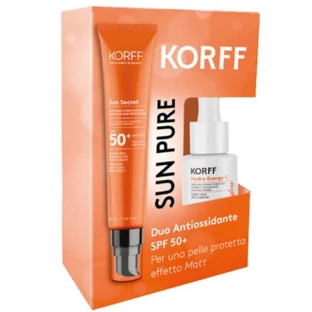 Korff Sun Pure Fluid gegen Hautunreinheiten spf50+ und Hydra Energy Serum