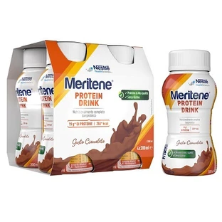 Meritene Drink Supplément protéique Chocolat 4x200ml Sans gluten