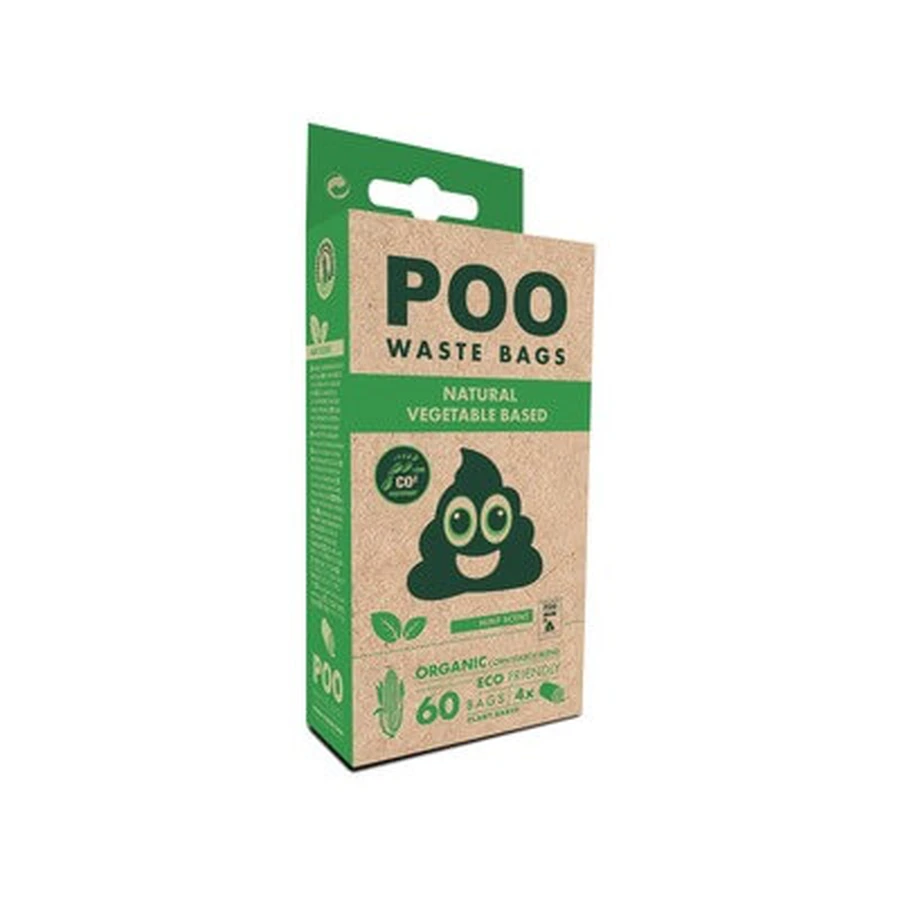 POEPAFVALZAKKEN PLANTAARDIGE HYGIËNEZAKJES CF. (4x15) PZ MINT FRAGRANCE