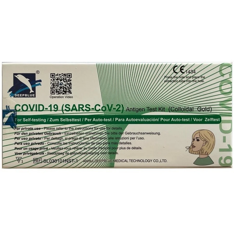 BLEU FONCÉ COVID19 AG SELFTEST
