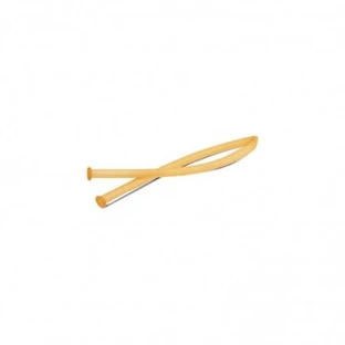 Torniquete tubular con borde