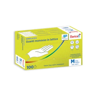 Wegwerp latex handschoenen M 100 stuks Sensilatex