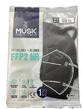 MASCARILLA FFP2 BLACK MUSK 10UDS