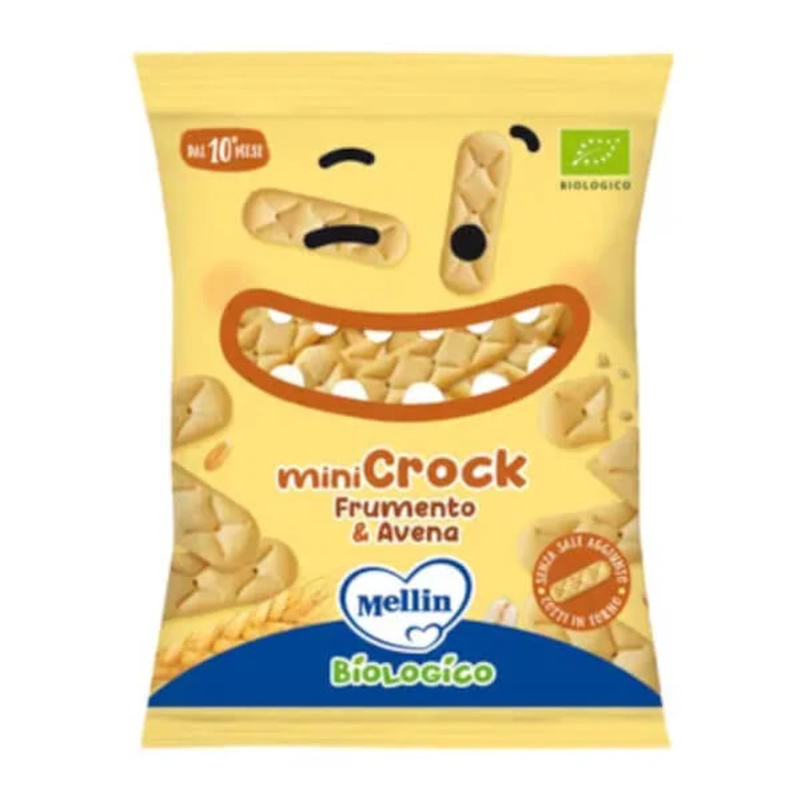 Mellin Minicrock Blé et Avoine 30g 10Mois et +