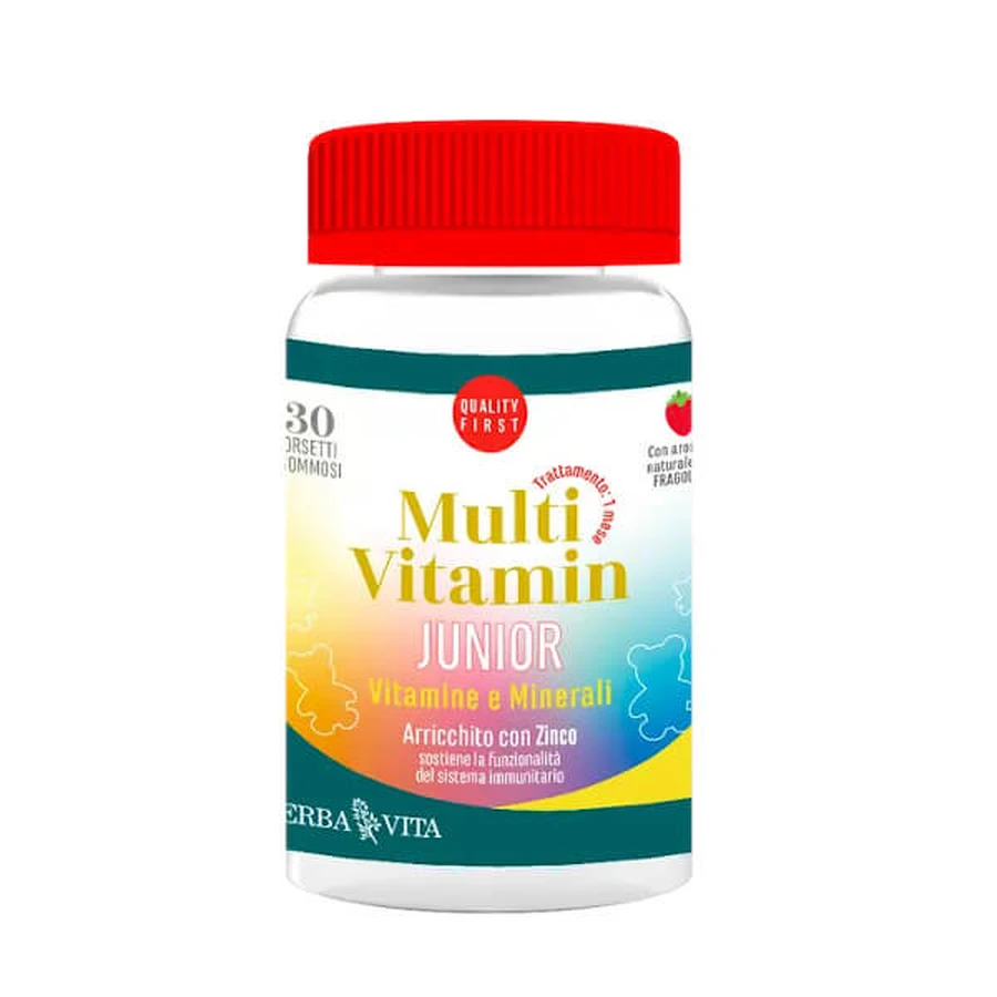 Multivitamine Junior Vitamines et Minéraux 30 Oursons Gomme Herb Life